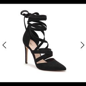 Aldo Black Lace up heels